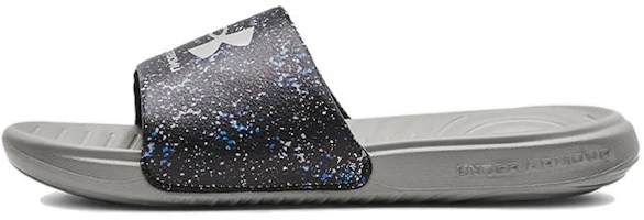 (Grade School) Under Armour Ansa Graphic Slide 'Black Tin Speckled' 3024438-007 (Grade School) Under Armour Ansa Graphic Slide 'Black Tin Speckled' 3024438-007