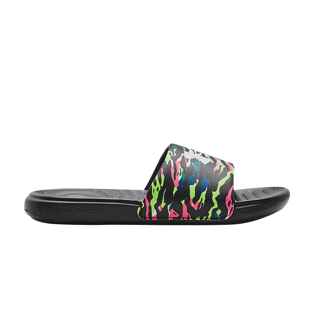 (Grade School) Under Armour Ansa Graphic Slide 'Black Neptune' 3024438-005