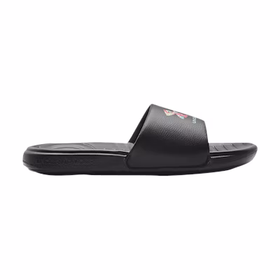 (GS) UA Ansa Graphic Slide 'Black Electro Pink'