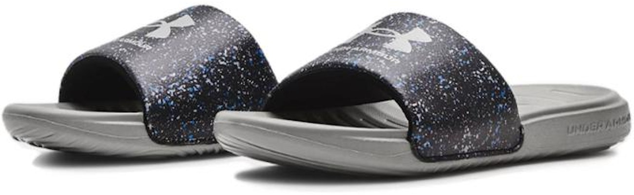 (Grade School) Under Armour Ansa Graphic Slide 'Black Tin Speckled' 3024438-007 Order (Grade School) Under Armour Ansa Graphic Slide 'Black Tin Speckled' 3024438-007