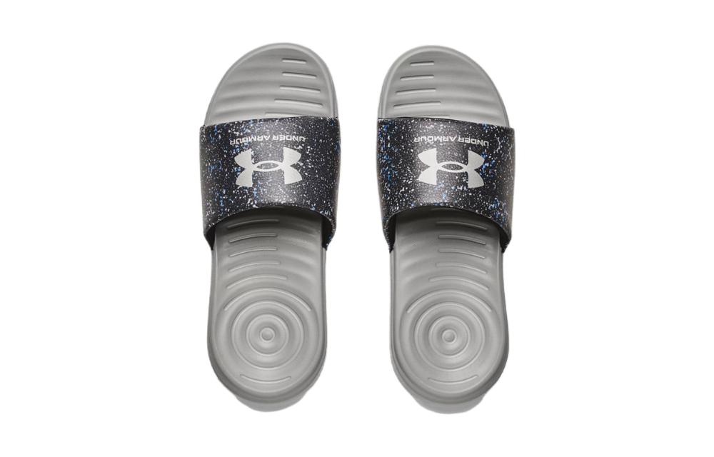 Lookbook (Grade School) Under Armour Ansa Graphic Slide ''Schwarz Zinn gesprenkelt'' 3024438-007