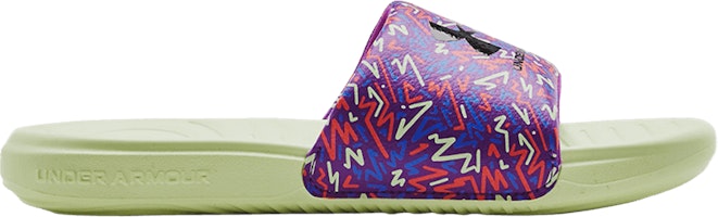 (Grade School) Under Armour Ansa Graphic Slide 'Mega Magenta Sugar Mint' 3024439-501 (Grade School) Under Armour Ansa Graphic Slide 'Mega Magenta Sugar Mint' 3024439-501