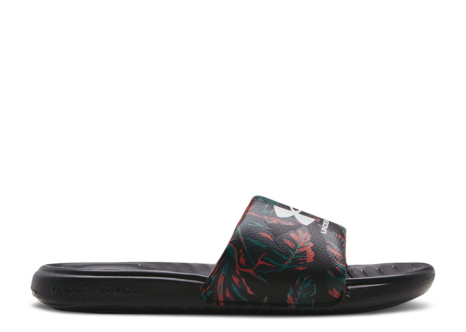 (Grade School) Under Armour Ansa Graphic Slide 'Tropical Leaf' 3024438-006
