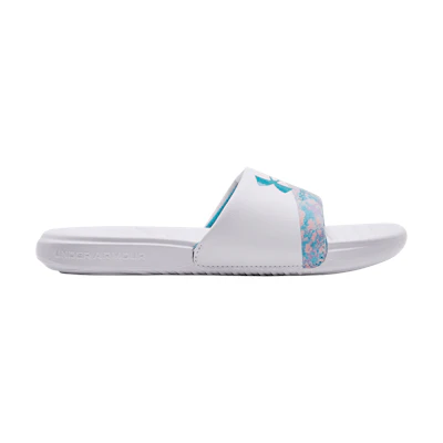 (GS) UA Ansa Graphic Slide 'White Opal Blue'