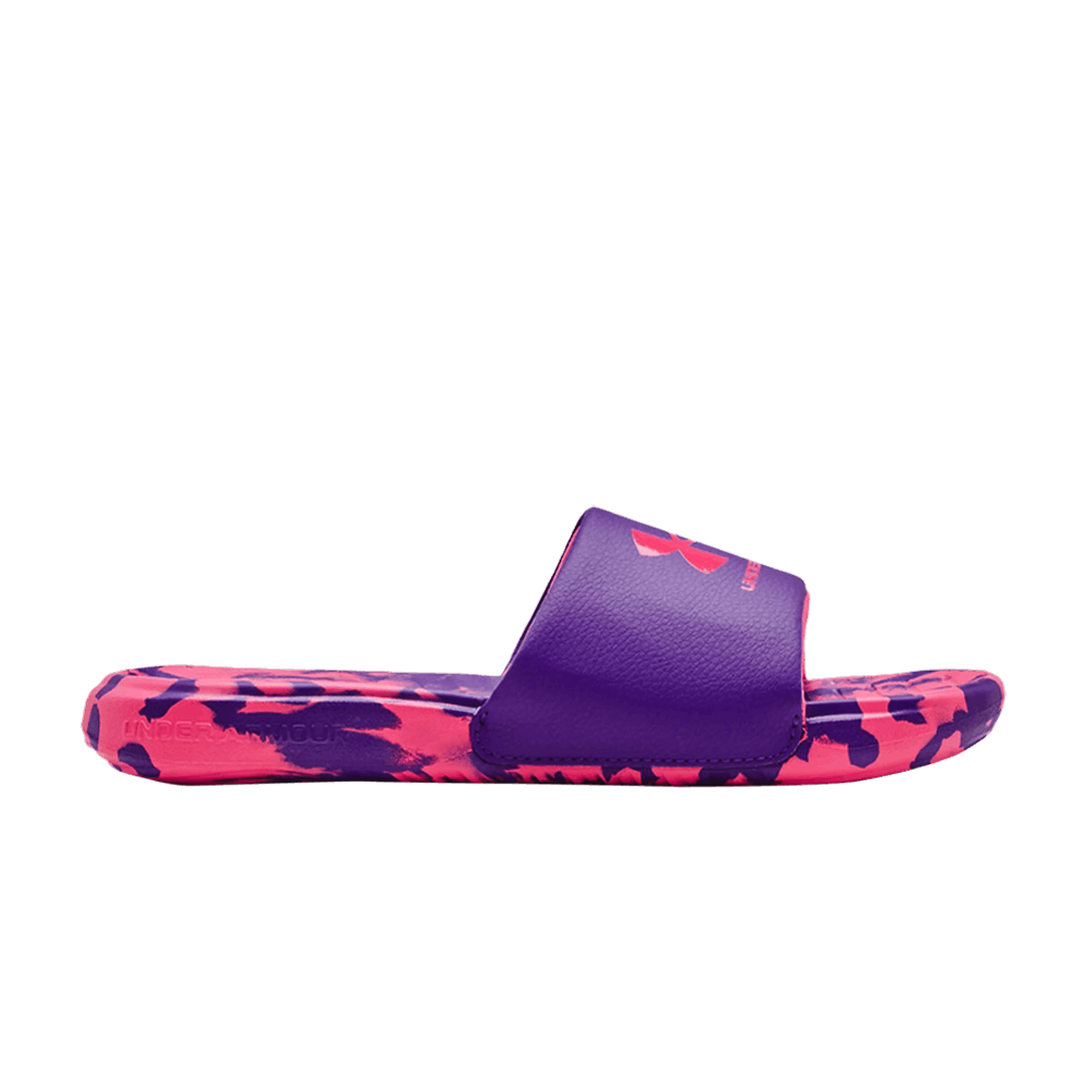 (Grade School) Under Armour Ansa Regrind Slide 'Purple Zest Camo' 3024799-500