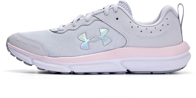(Grade School) Under Armour Assert 10 AC 'Halo Grey Pink Sugar' 3026189-102 (Grade School) Under Armour Assert 10 AC 'Halo Grey Pink Sugar' 3026189-102