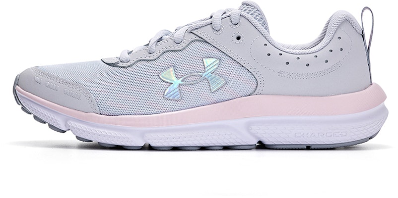 (Grade School) Under Armour Assert 10 AC 'Halo Grey Pink Sugar' 3026189-102 Buy (Grade School) Under Armour Assert 10 AC 'Halo Grey Pink Sugar' 3026189-102