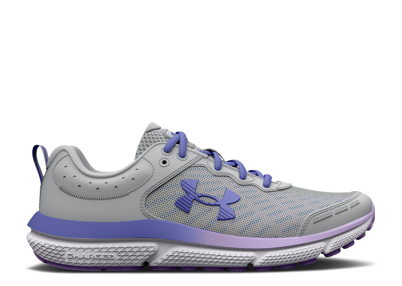 (Grade School) Under Armour Assert 10 AC 'Mod Grey Nebula Purple' 3026189-100