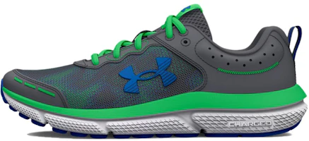 (Grade School) Under Armour Assert 10 AC Laser 'Pitch Grey Green Screen' 3026784-100 (Grade School) Under Armour Assert 10 AC Laser 'Pitch Grey Green Screen' 3026784-100