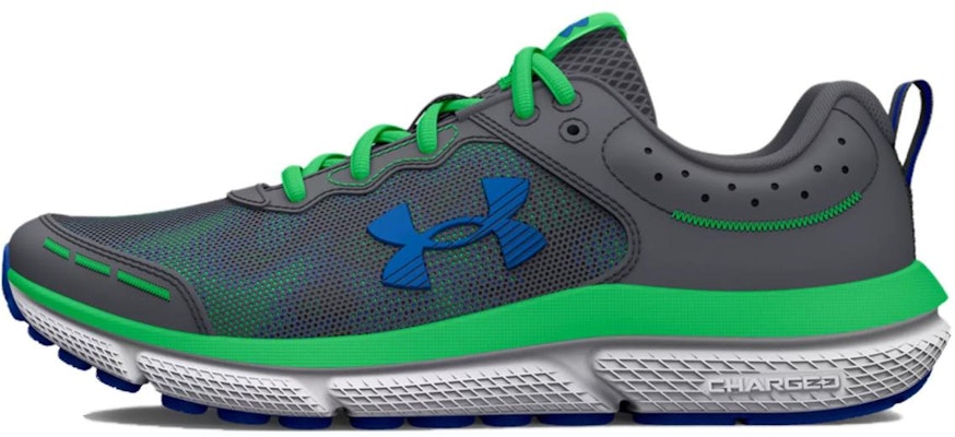 (Grade School) Under Armour Assert 10 AC Laser 'Pitch Grey Green Screen' 3026784-100 Buy (Grade School) Under Armour Assert 10 AC Laser 'Pitch Grey Green Screen' 3026784-100