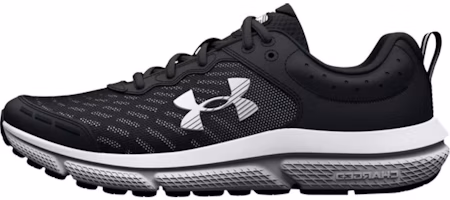 (Grade School) Under Armour Assert 10 AC Wide 'Black White' 3026185-001 (Grade School) Under Armour Assert 10 AC Wide 'Black White' 3026185-001