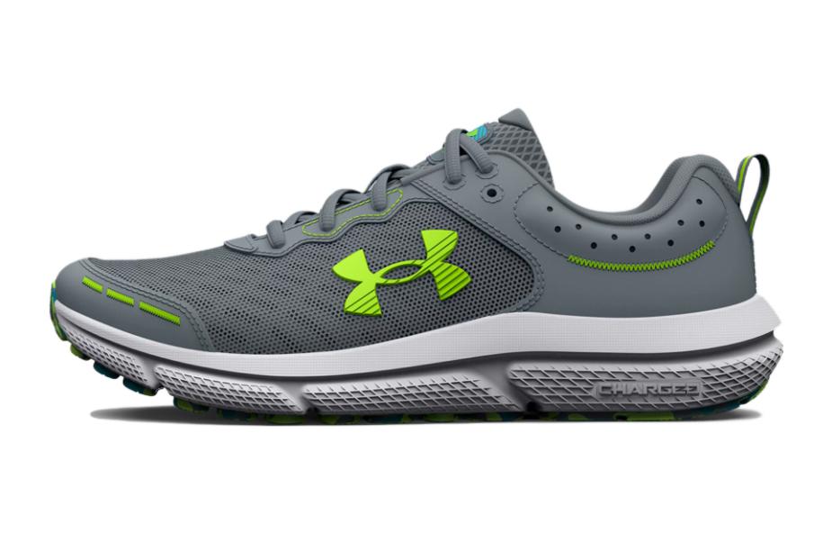 (Grade School) Under Armour Assert 10 AC Wide 'Gravel Lime Surge' 3026185-101