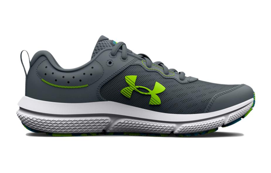 Order (Grade School) Under Armour Assert 10 AC Wide ''Gravel Lime Surge'' Bambini. 3026185-101