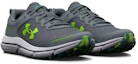 Lookbook (Sekolah Rendah) Under Armour Assert 10 AC Wide 'Gravel Lime Surge' 3026185-101