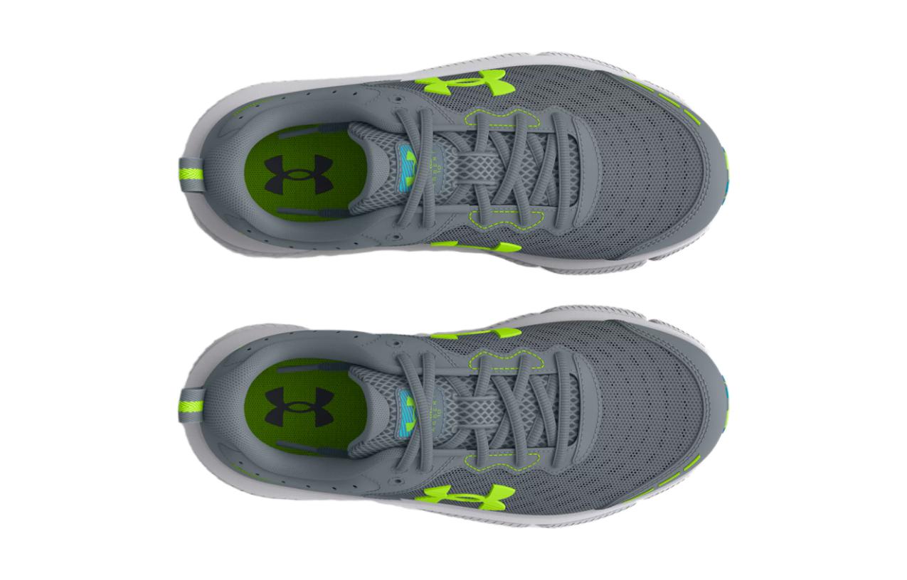 Shop (Grade School) Under Armour Assert 10 AC Wide ''Gravel Lime Surge'' Bambini. 3026185-101