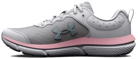 (Grade School) Under Armour Assert 10 AC Wide 'Halo Grey Pink Sugar' 3026192-100 (Grade School) Under Armour Assert 10 AC Wide 'Halo Grey Pink Sugar' 3026192-100