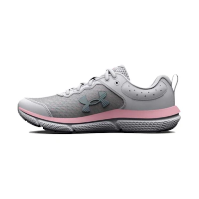(GS) UA Assert 10 AC Wide 'Halo Grey Pink Sugar'