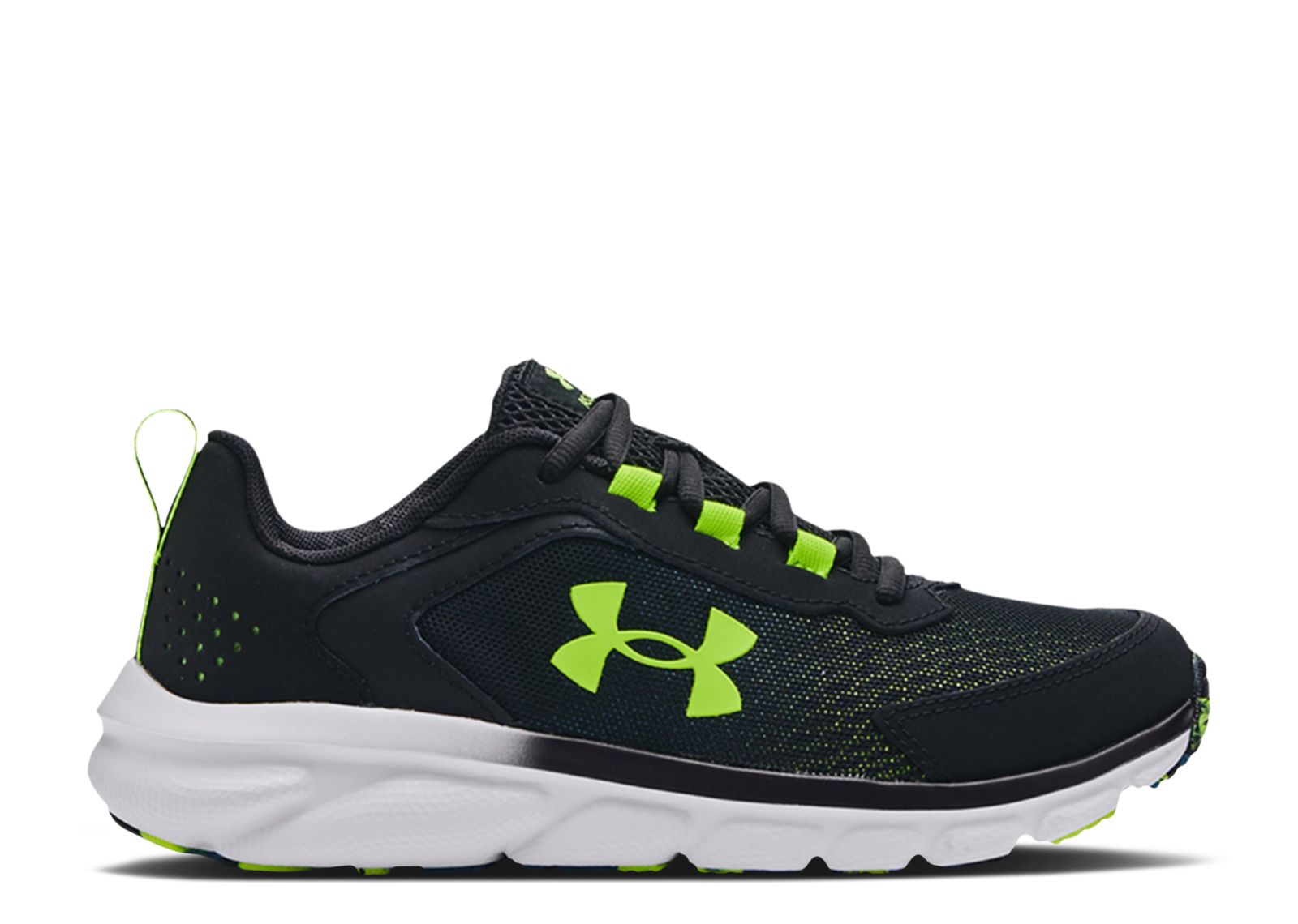 (Grade School) Under Armour Assert 9 'Black Lime' 3024633-006