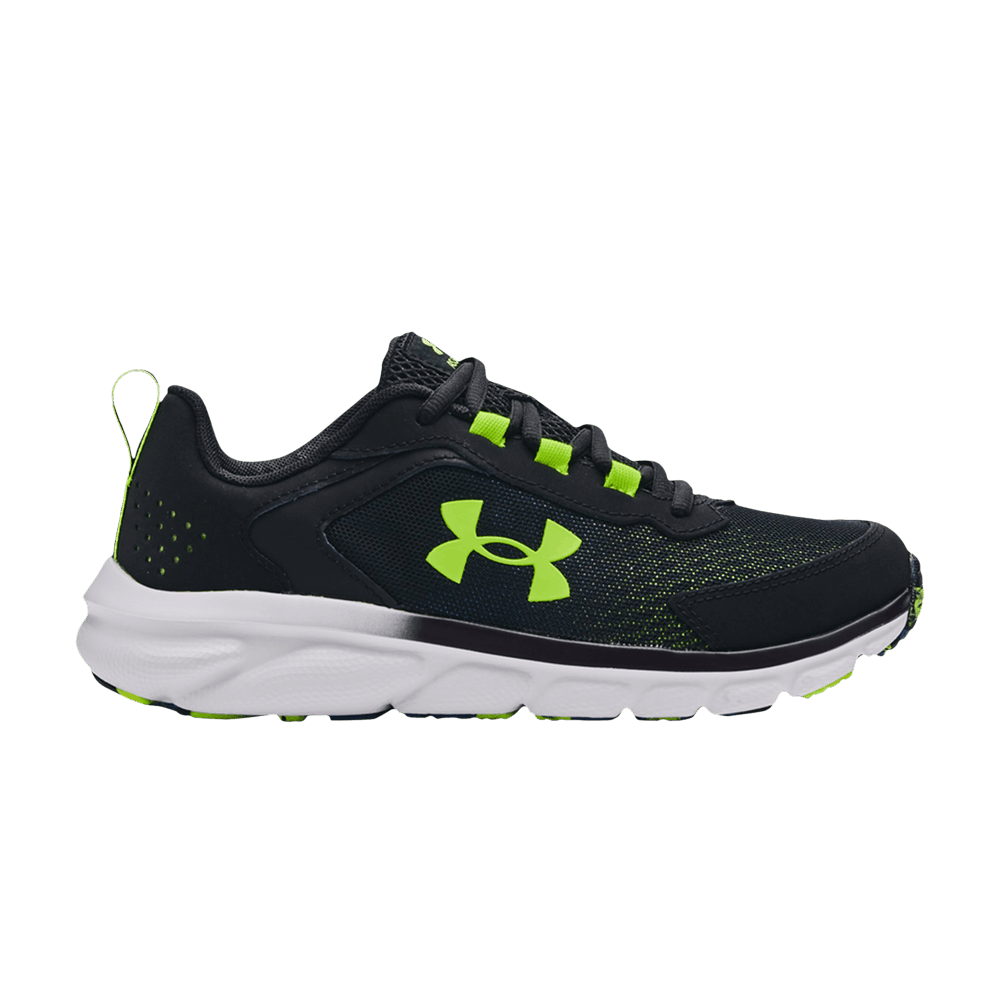 (Grade School) Under Armour Assert 9 'Black Lime' 3024633-006