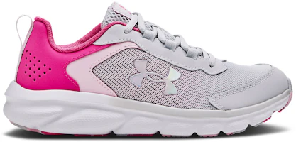(Grade School) Under Armour Assert 9 'Halo Grey Rebel Pink' 3024634-104 (Grade School) Under Armour Assert 9 'Halo Grey Rebel Pink' 3024634-104