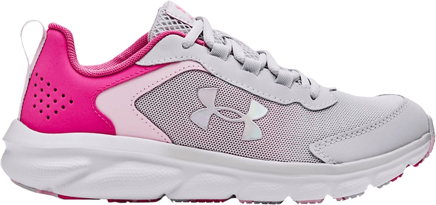 (小學生款) Under Armour Assert 9 '光暈灰 叛逆粉' 3024634-104 Buy (小學生款) Under Armour Assert 9 '光暈灰 叛逆粉' 3024634-104