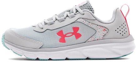 (Grade School) Under Armour Assert 9 'Paint Splatter - Halo Grey Pink' 3024867-100 (Grade School) Under Armour Assert 9 'Paint Splatter - Halo Grey Pink' 3024867-100
