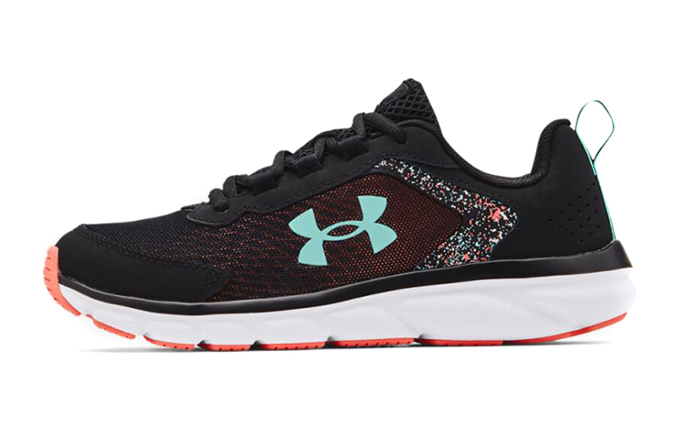 (Grade School) Under Armour Assert 9 'Paint Splatter - Black Tile Blue' 3024867-001