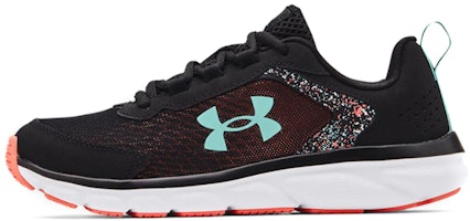 (Grade School) Under Armour Assert 9 'Paint Splatter - Black Tile Blue' 3024867-001 (Grade School) Under Armour Assert 9 'Paint Splatter - Black Tile Blue' 3024867-001