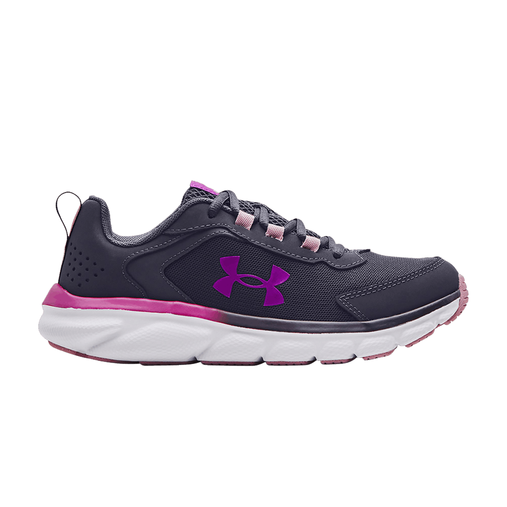 (Grade School) Under Armour Assert 9 AC 'Tempered Steel Pink Fog' 3024634-501