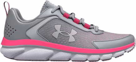 (Grade School) Under Armour Assert 9 Pearl 'Halo Grey White' 3025412-100 (Grade School) Under Armour Assert 9 Pearl 'Halo Grey White' 3025412-100