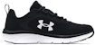 (Grade School) Under Armour Assert 9 Wide 'Black White' 3024850-001