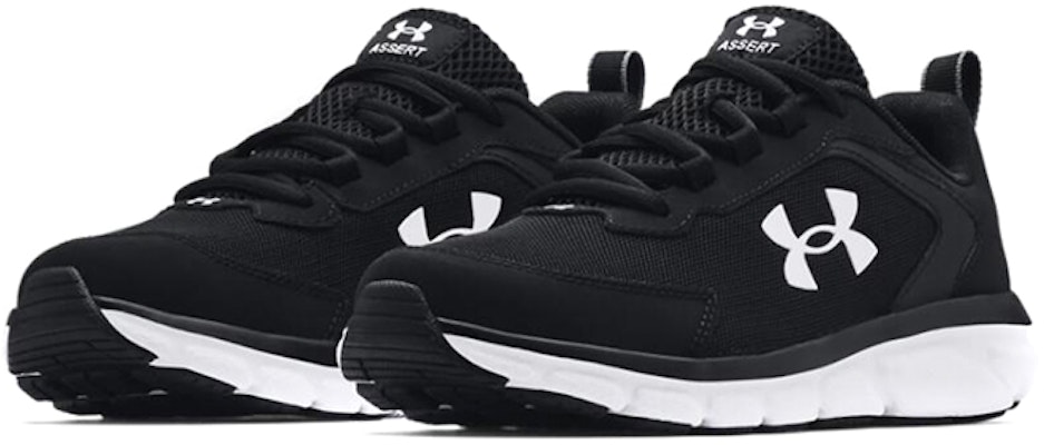 (Grade School) Under Armour Assert 9 Wide 'Black White' 3024850-001 Lookbook (Grade School) Under Armour Assert 9 Wide 'Black White' 3024850-001