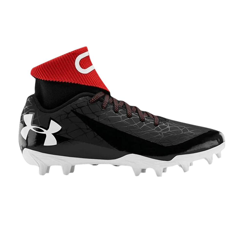 (Grade School) Under Armour C1N MC Jr. 'Black Red' 3022670-002