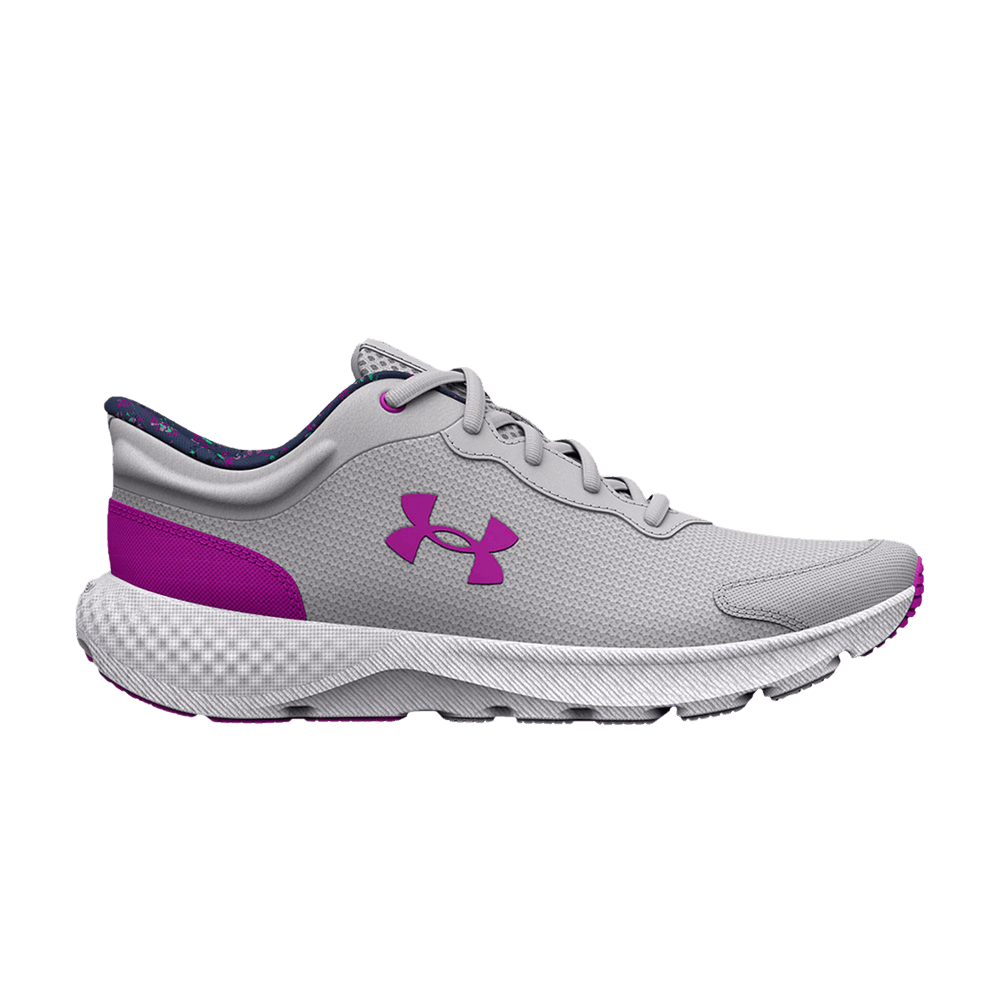 (Grade School) Under Armour Charged Escape 4 Printed 'Halo Grey White' 3026164-100