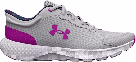 (Grade School) Under Armour Charged Escape 4 Printed 'Halo Grey White' 3026164-100 (Grade School) Under Armour Charged Escape 4 Printed 'Halo Grey White' 3026164-100