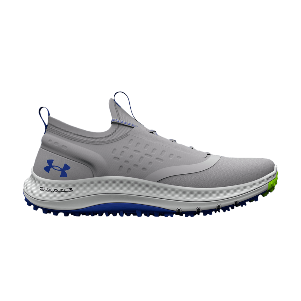(Grade School) Under Armour Charged Phantom Spikeless Golf 'Mod Grey Royal' 3026407-100