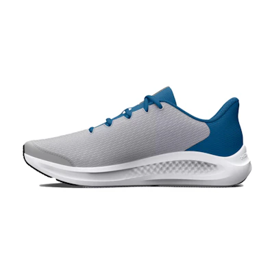 (GS) UA Charged Pursuit 3 'Big Logo - Mod Grey Cosmic Blue'
