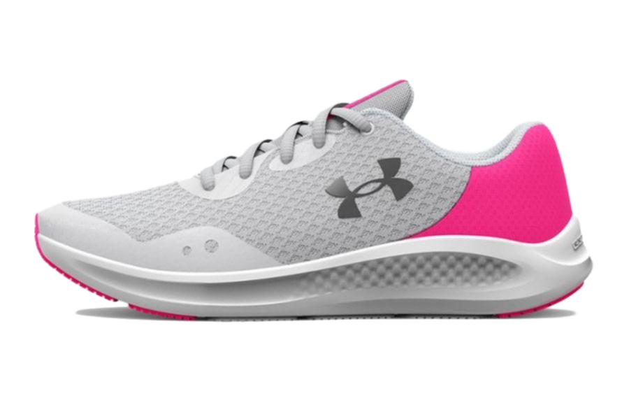 (GS) UA Charged Pursuit 3 'Halo Grey Electro Pink'