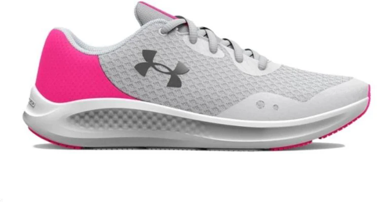 (Grade School) Under Armour Charged Pursuit 3 'Halo Gris Electro Rosa' 3025011-100 Order (Grade School) Under Armour Charged Pursuit 3 'Halo Gris Electro Rosa' 3025011-100
