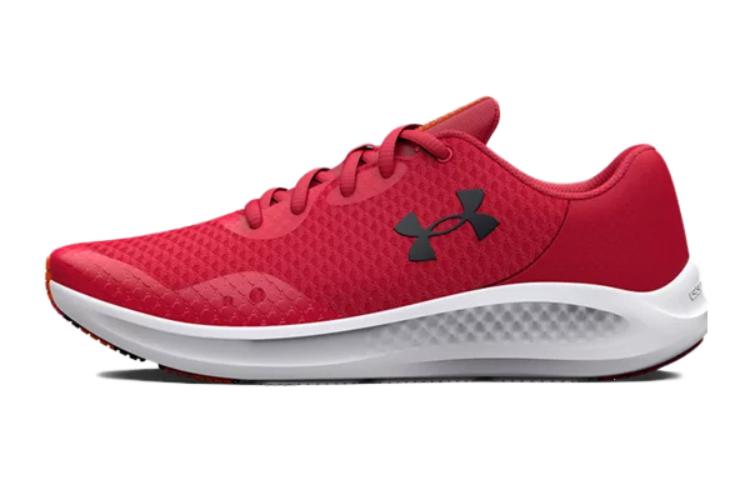 (Grade School) Under Armour Charged Pursuit 3 'Red Orange Blast' 3024987-602