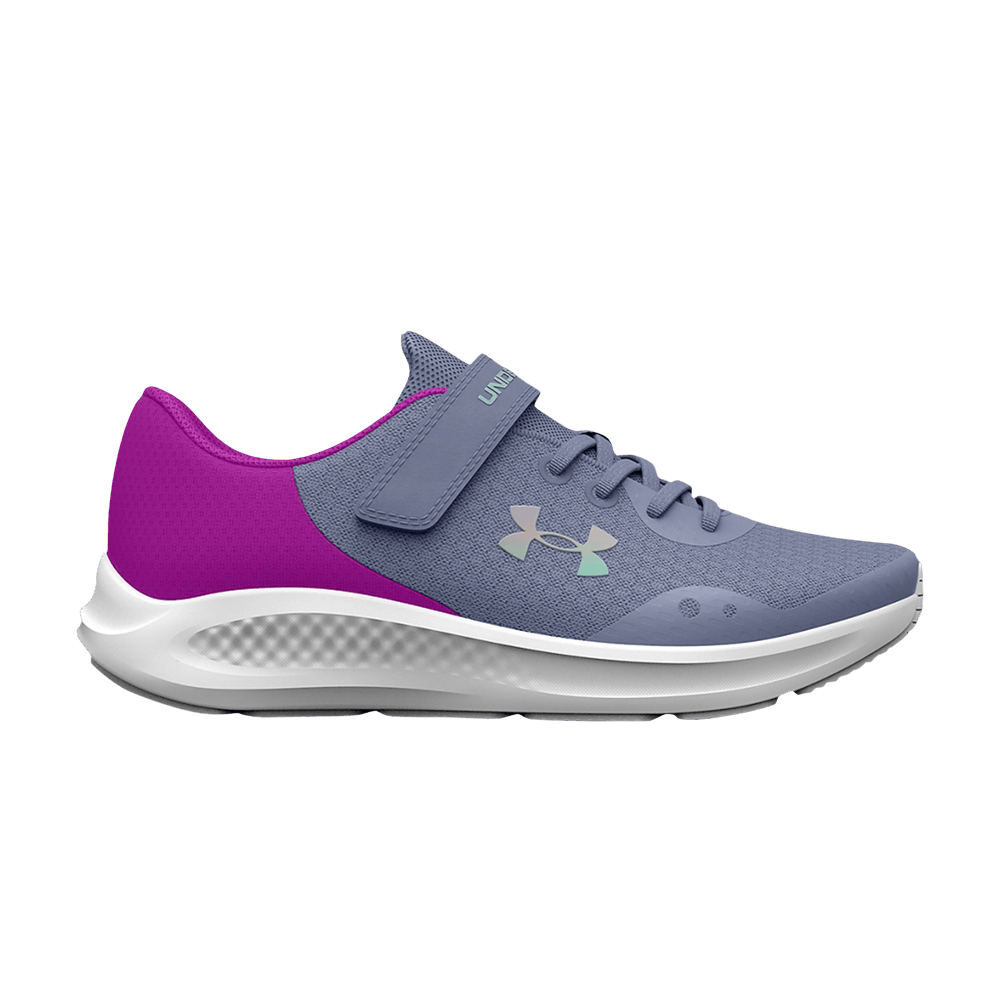 (GS) UA Charged Pursuit 3 AC 'Aurora Purple Strobe'