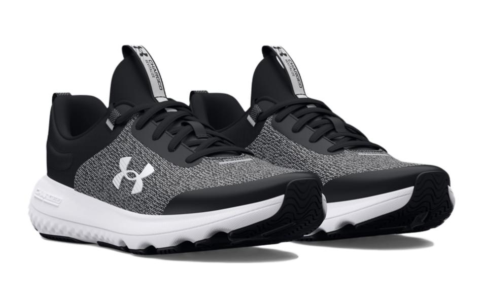 Lookbook （學童款）Under Armour Charged Revitalize '黑白' 3026709-001