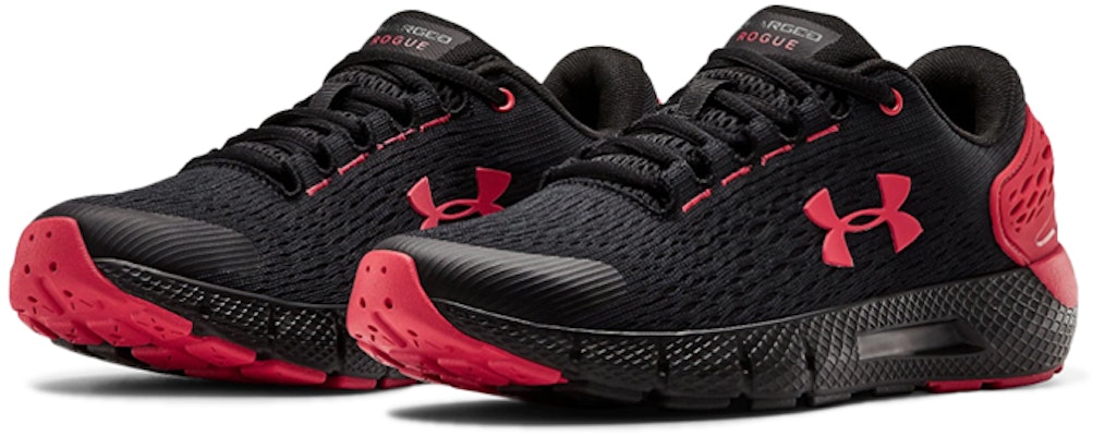 (Grade School) Under Armour Charged Rogue 2 'Black Red' 3022868-002 Lookbook (Grade School) Under Armour Charged Rogue 2 'Black Red' 3022868-002