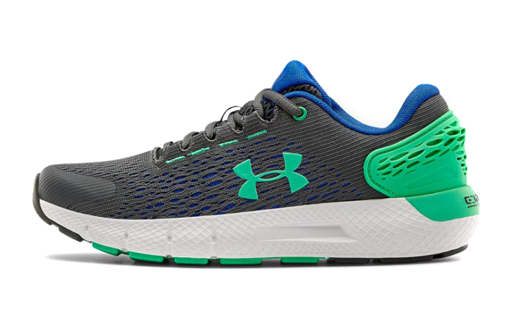 (Grade School) Under Armour Charged Rogue 2 'Pitch Grey Blue' 3022868-100