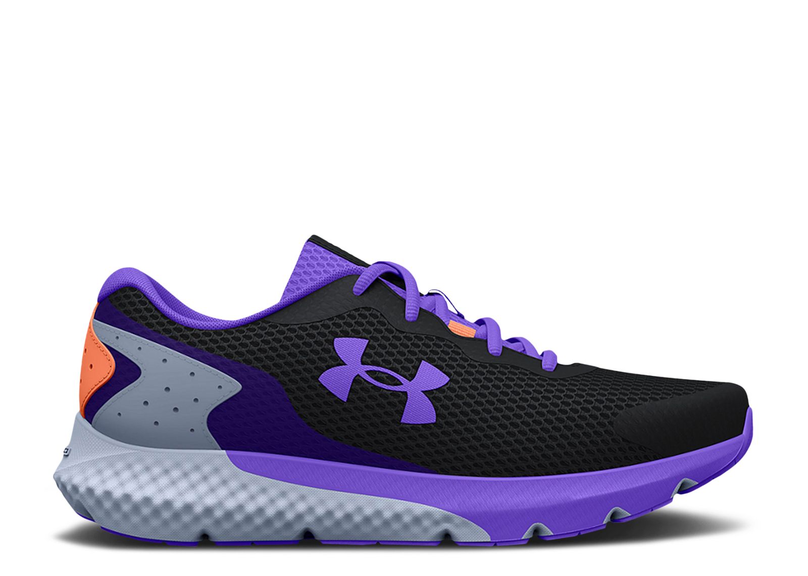 (Grade School) Under Armour Charged Rogue 3 'Black Oxford Blue' 3025007-003
