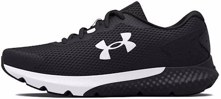 (Grade School) Under Armour Charged Rogue 3 'Black White' 3024981-001 (Grade School) Under Armour Charged Rogue 3 'Black White' 3024981-001