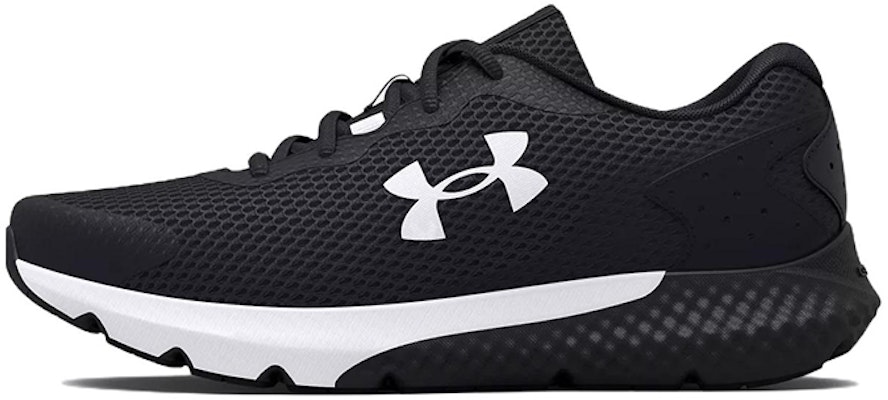 (Grade School) Under Armour Charged Rogue 3 'Black White' 3024981-001 Buy (Grade School) Under Armour Charged Rogue 3 'Black White' 3024981-001