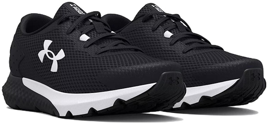 (Grade School) Under Armour Charged Rogue 3 'Black White' 3024981-001 Lookbook (Grade School) Under Armour Charged Rogue 3 'Black White' 3024981-001