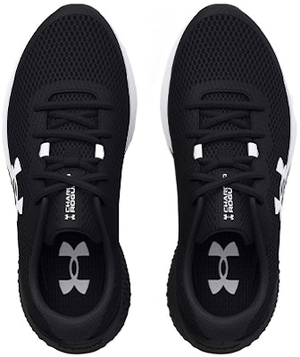 (Grade School) Under Armour Charged Rogue 3 'Black White' 3024981-001 Shop (Grade School) Under Armour Charged Rogue 3 'Black White' 3024981-001