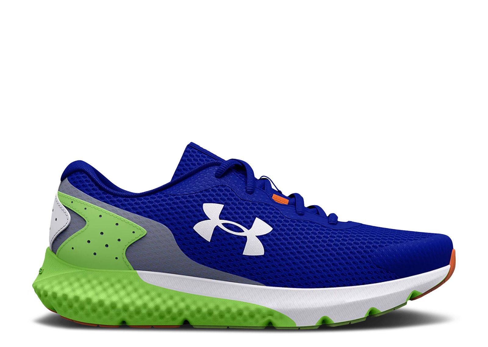 (Grade School) Under Armour Charged Rogue 3 'Royal Quirky Lime' 3024981-400